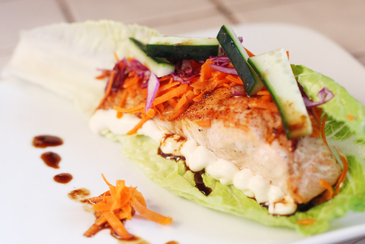 Salmon wraps!